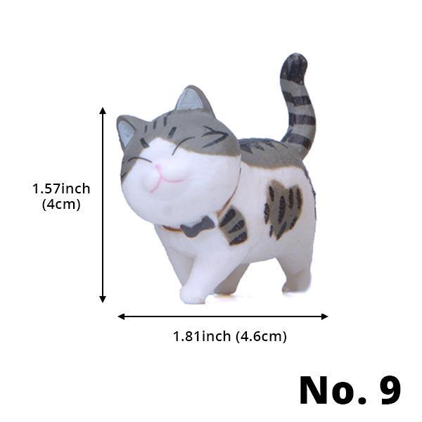 Mini Gåtur Katt Figurer | Luvikno