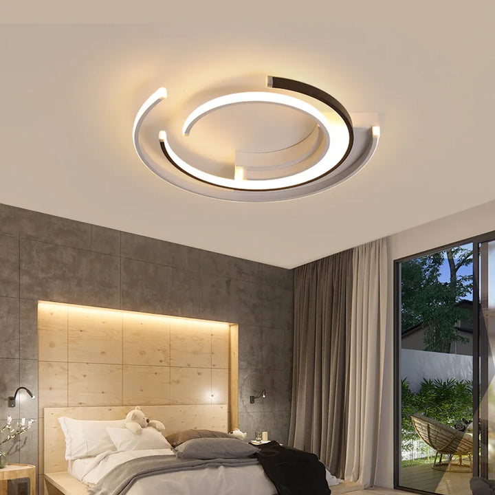 LEDFlex Taklampe – Moderne Rund LED Belysning for Stue og Soverom | Luvikno