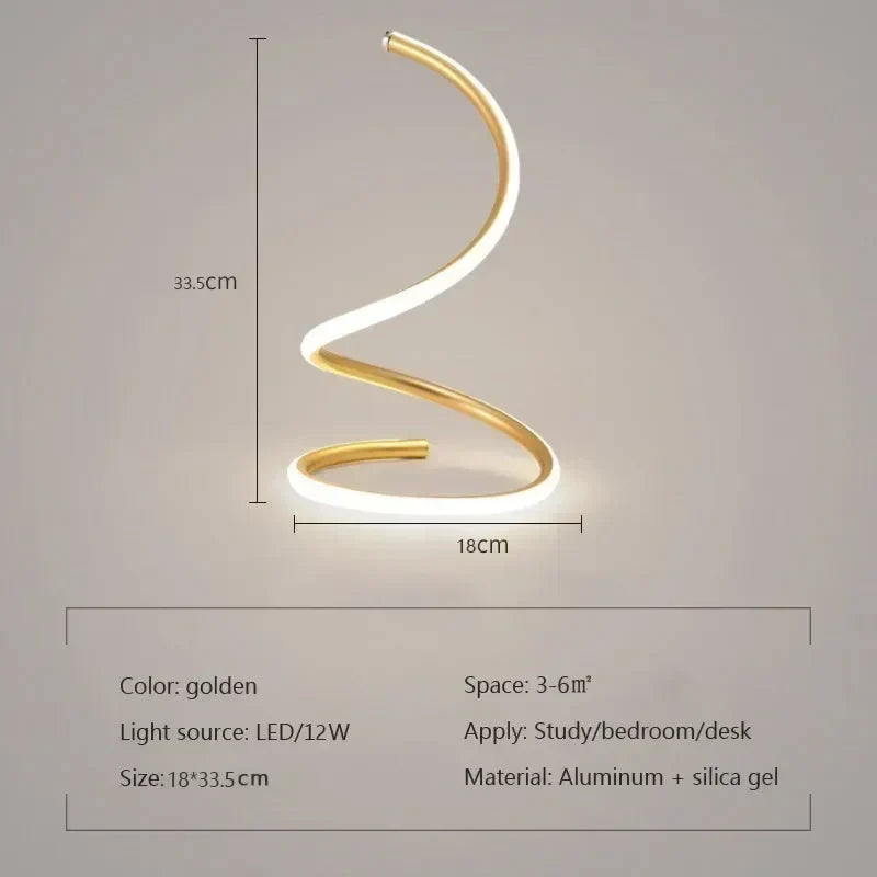 Luvikno | Minimalistisk LED Bordlampe med Justerbart Skjerm - Stilfull Belysning for Hjemmet