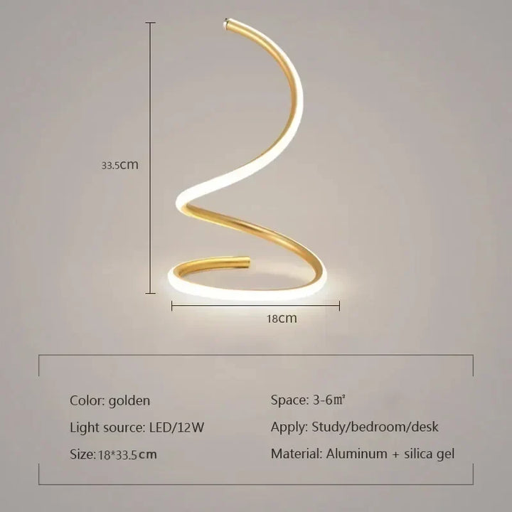 Luvikno | Minimalistisk LED Bordlampe med Justerbart Skjerm - Stilfull Belysning for Hjemmet