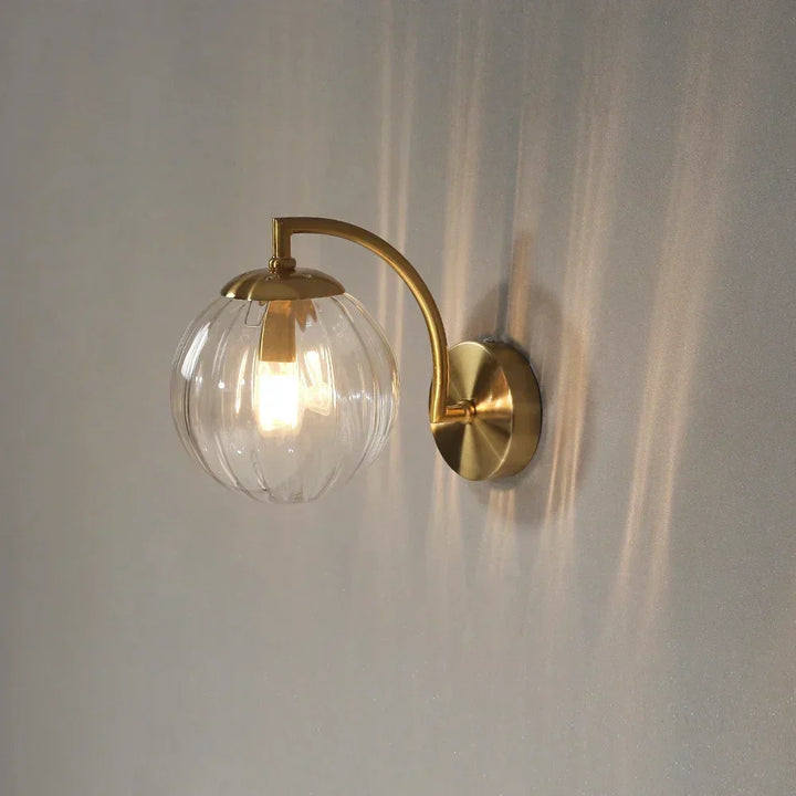 Luksus moderne glassvegglampe - CrystalGlow | Luvikno