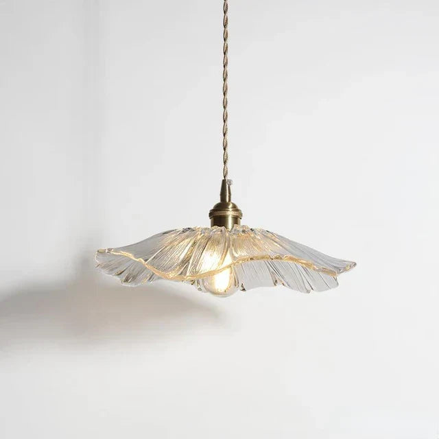 FloraGlimmer - Moderne Luviknoomformede Pendellampe | Glass Design | LED Belysning for Stue og Spisestue | Luvikno