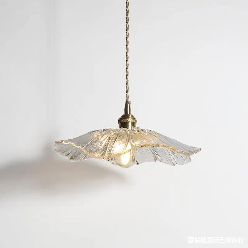 FloraGlimmer - Moderne Luviknoomformede Pendellampe | Glass Design | LED Belysning for Stue og Spisestue | Luvikno