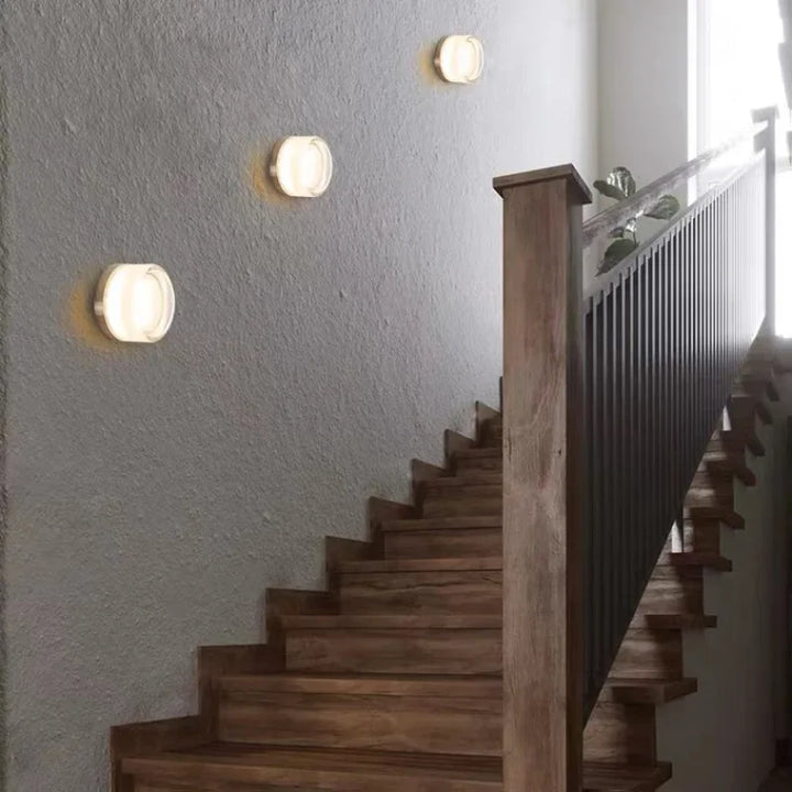 Draven Moderne Rund Vegglampe | Luvikno