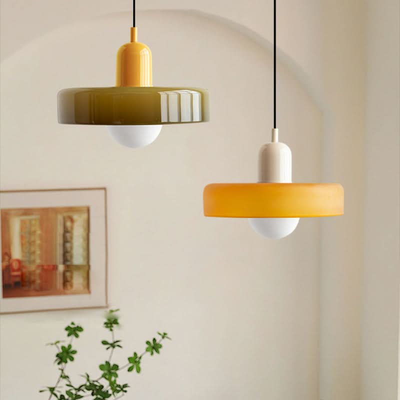 Luvikno | Bauhaus Farget Glass Pendellampe