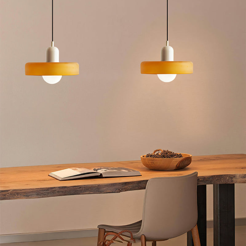 Fargerik Bauhaus-stil Pendellampe - StiloGlas | Luvikno