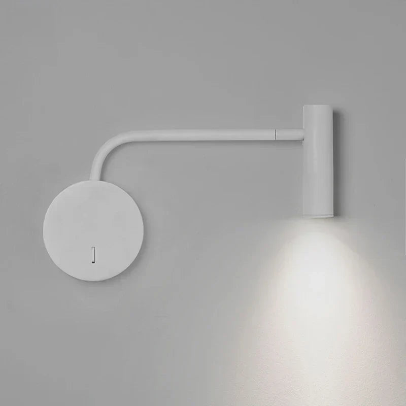 Svingbar LED Vegglampe – Moderne Leselampe for Soverom | Luvikno