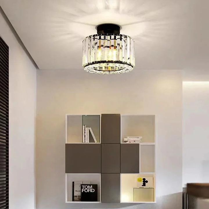 Luksus Krystalltaklampe - Moderne Glans for Stue, Soverom & Hall | Luvikno