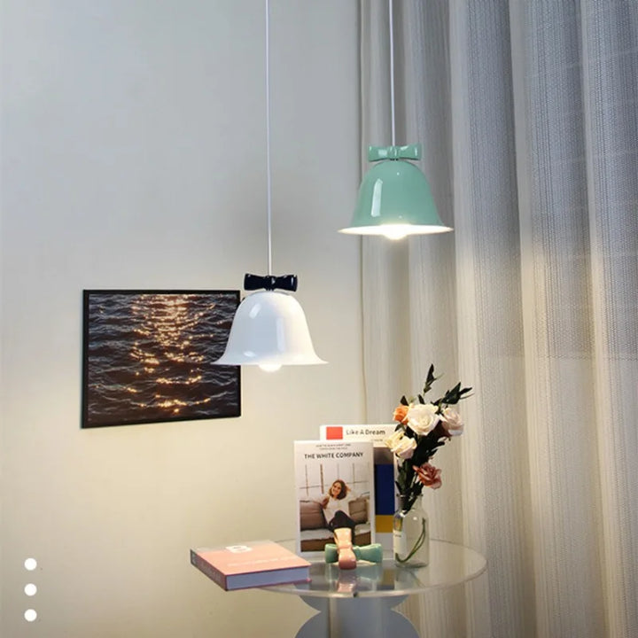 ElegantBow – Moderne Bue LED Pendellampe for Atmosfærisk Belysning Luvikno