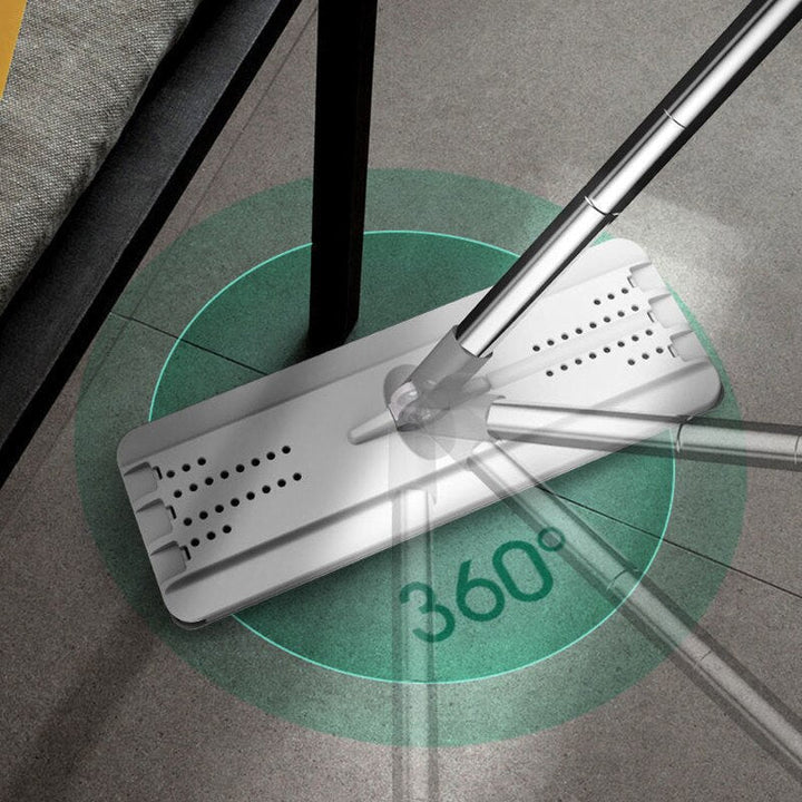 Flat Bottom Mop and Bucket Set med Aluminiumhåndtak Luvikno