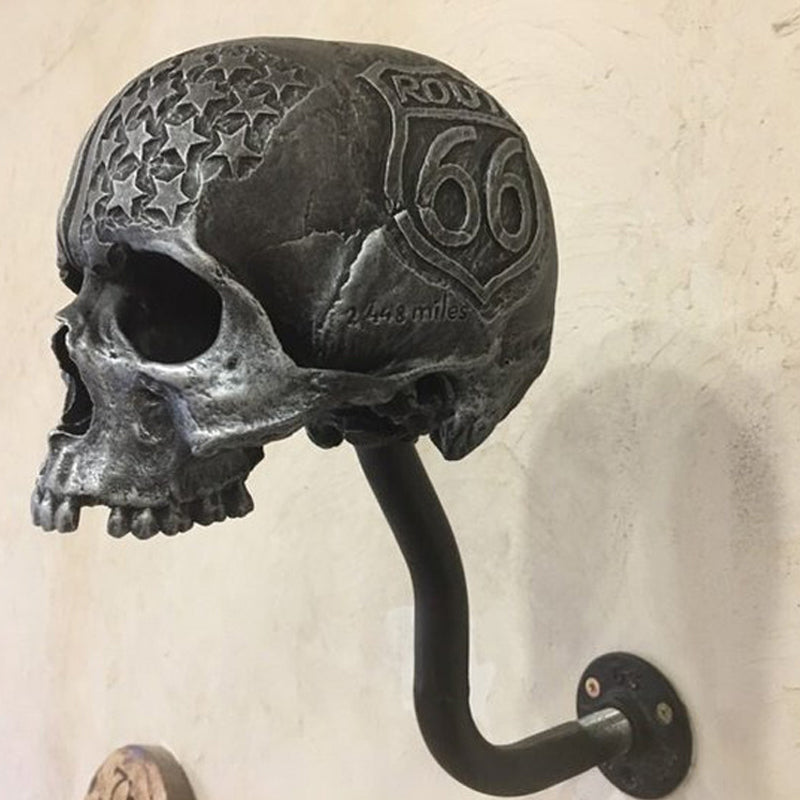 Skull Motorsykkelhjelmholder | luvikno