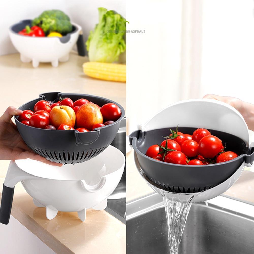 Cut N' Drain Veggie Slicing Bowl | Luvikno