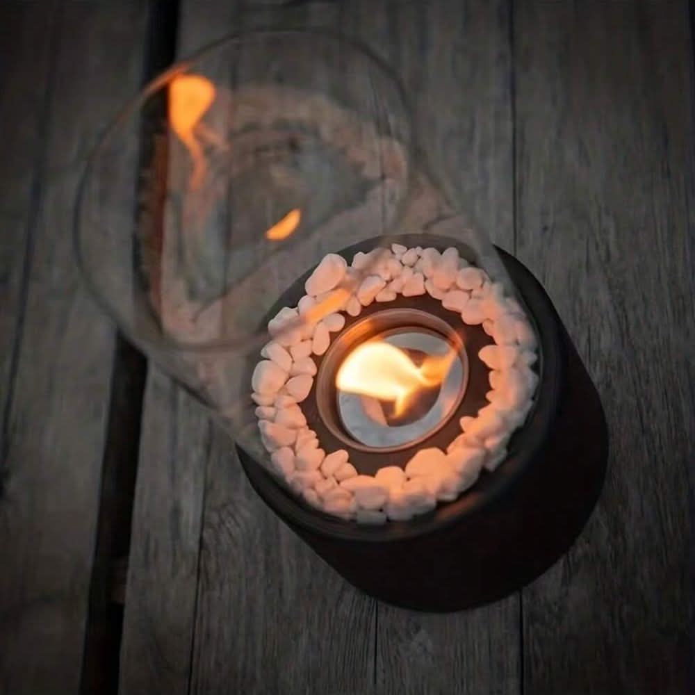 Dekorativ olje flamme lampe | Luvikno