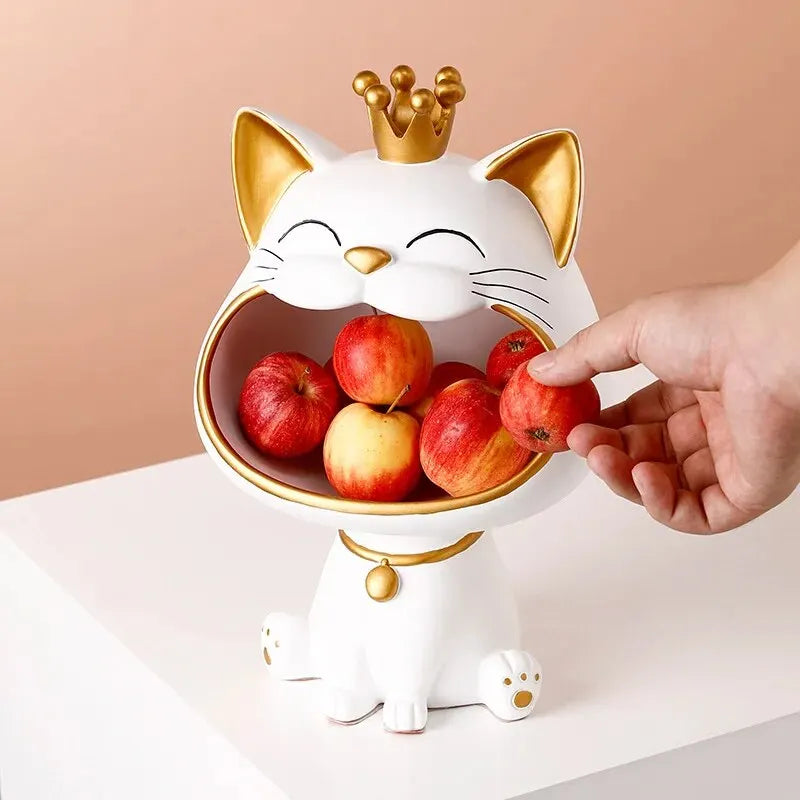 FortunaZen – Dekorativ lykkekatt som symboliserer ro og positivitet Luvikno