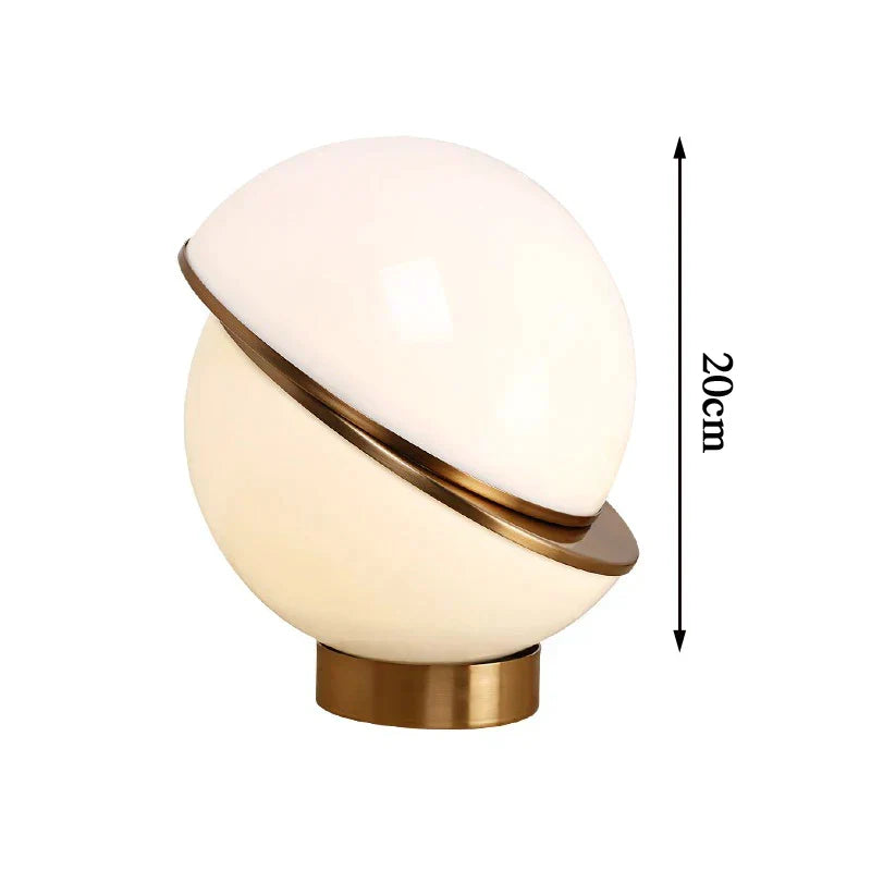Luvikno | Skandinavisk Snøglobus Lampe – Elegant Hvit Kule