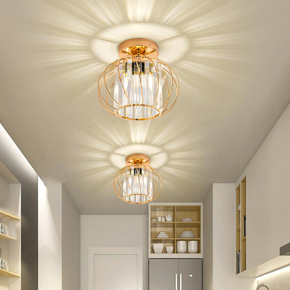 Minimalistisk Glass Taklampe | Luvikno