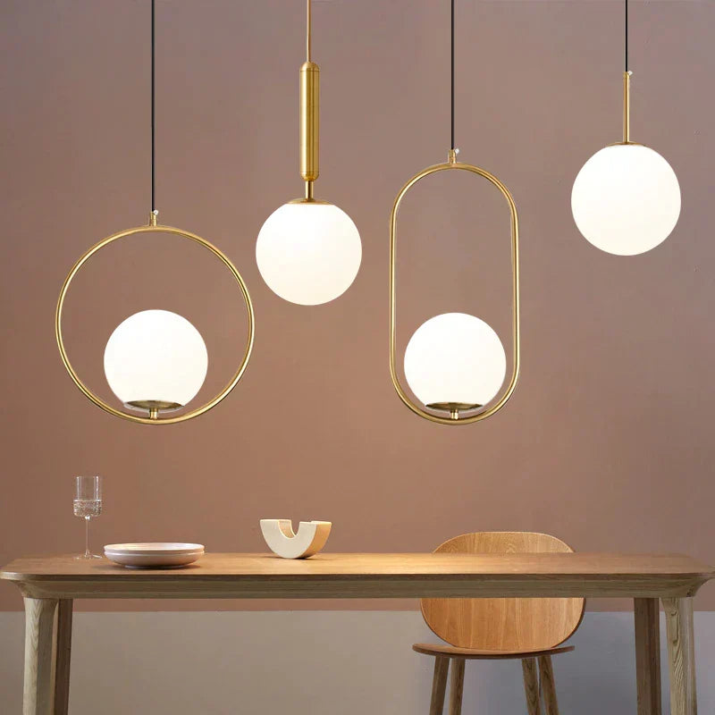 Nordic Glass Pendant Lamps | Luvikno