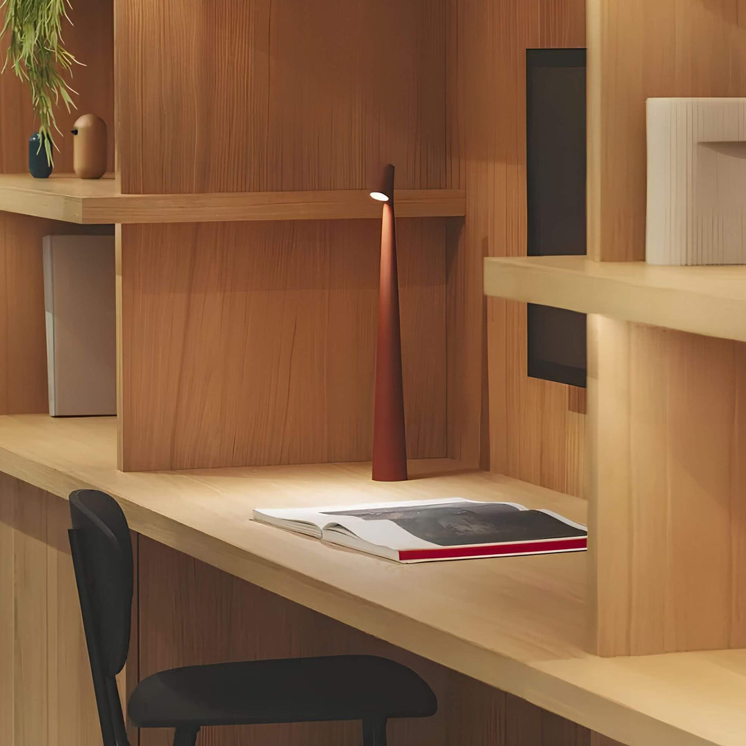 Luvikno | Luvikno Minimalistisk LED Bordlampe | Trådløs | Dimbar | Lese lampe | Spisestue belysning