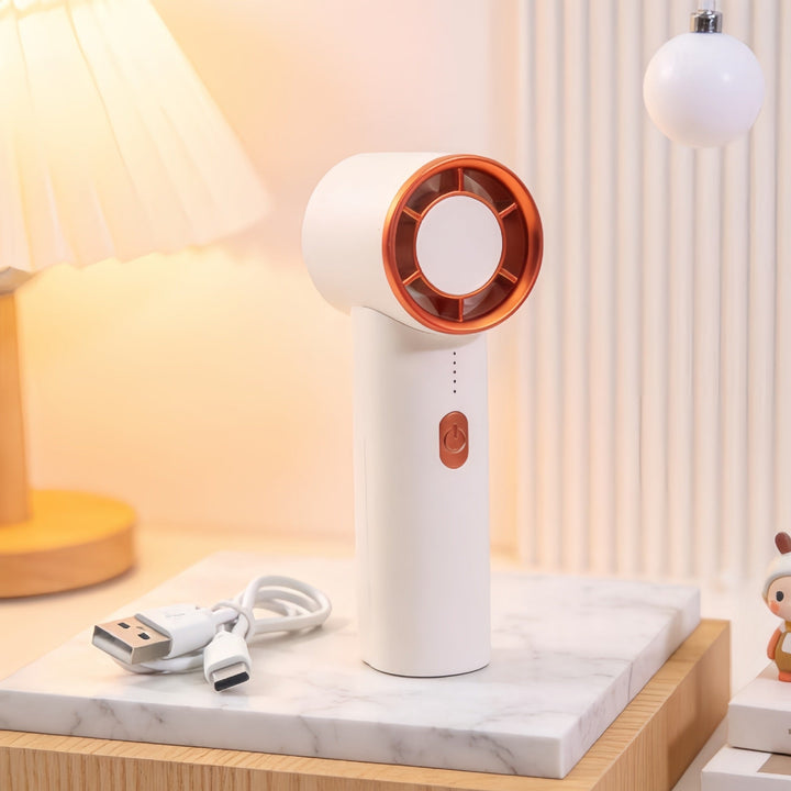 Dame bærbar USB håndvifte med moderne design Luvikno