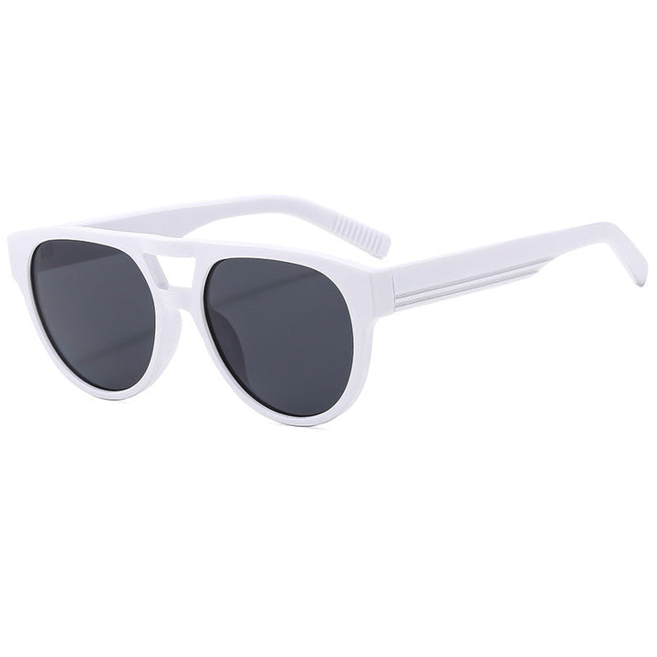 Dame cat-eye solbrille med elegant, robust ramme og UV-beskyttelse Luvikno