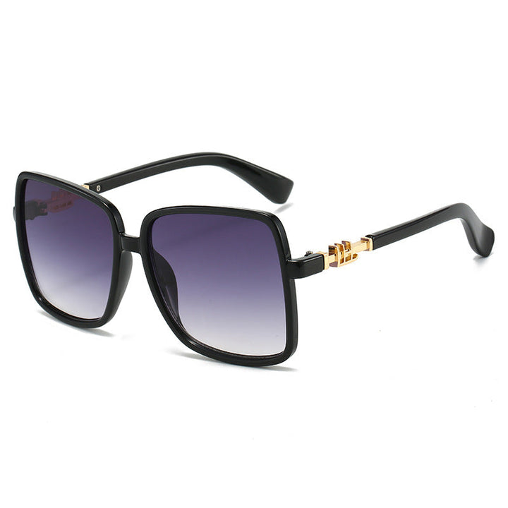 Damer modische solbrille med unik fargegradiant Luvikno
