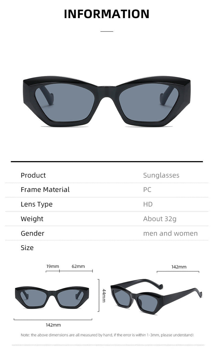 Dame moteriktig solbrille i ekstravagant leopardmønster Luvikno
