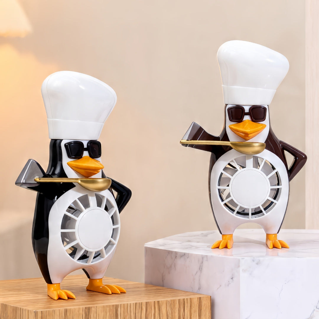 Kreativ Usb Bordvifte I Det Morsomme Pingvin-designet Luvikno