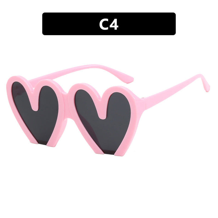 Dame hjerteformet solbrille Luvikno 1780928954