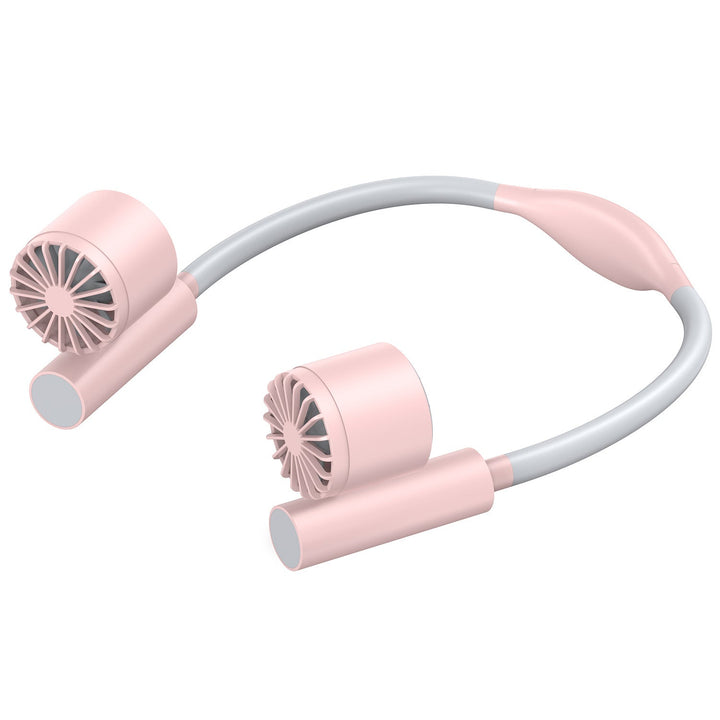 Kjøling hands-free dual-head bærbar nakkevifte med justerbar helling stille børsteløse motorer Luvikno