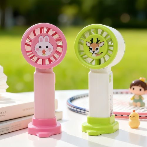 Bærbar håndvifte med kreativ panda-design Luvikno