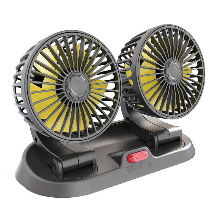 Dual Fan Car Air Circulation System Luvikno