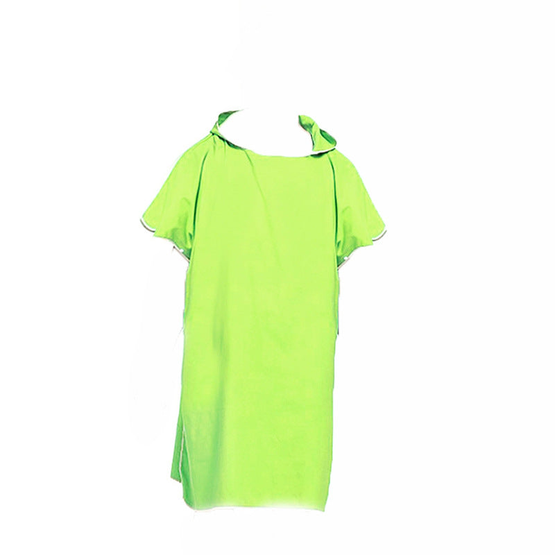 Dame hetteponcho av myk mikrofiberstoff Luvikno
