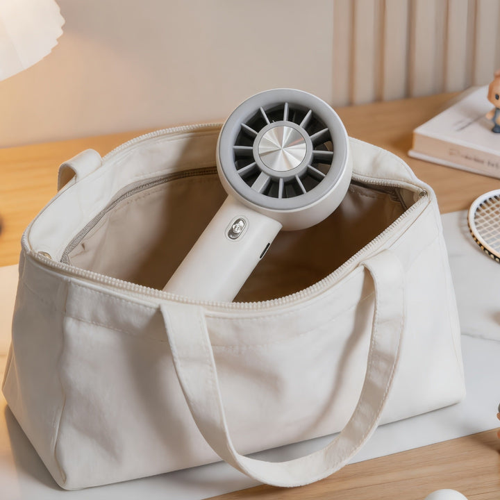 Bærbar håndvifte med ergonomisk design og flere hastighetsmodi Luvikno