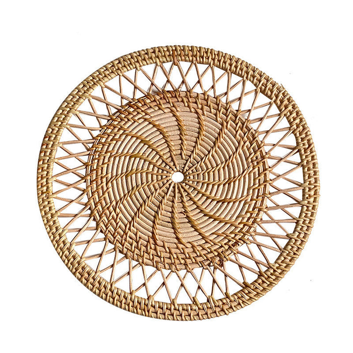 Dame Elegant håndvevd rattanunderlag Luvikno