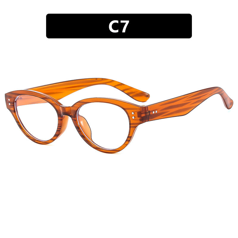 Dame Cat-Eye solbriller med robust ramme og polarisert glass Luvikno