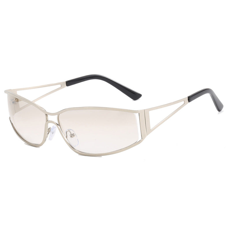 Dame sporty solbriller med moderne ramme Luvikno