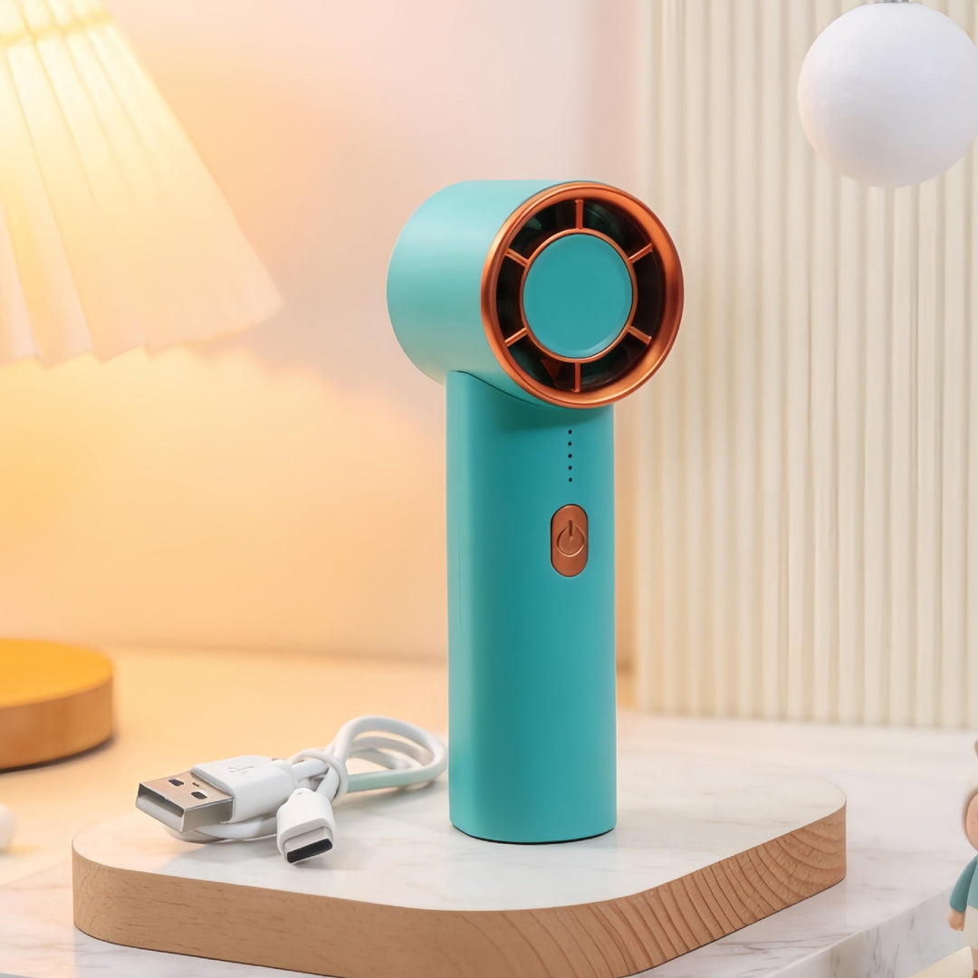 Dame bærbar USB håndvifte med moderne design Luvikno
