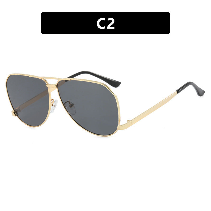 Dame elegante Aviator solbriller Luvikno