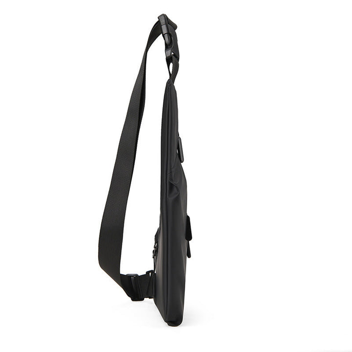 Unisex Sling Backpack med flere rom og vanntett materiale Luvikno