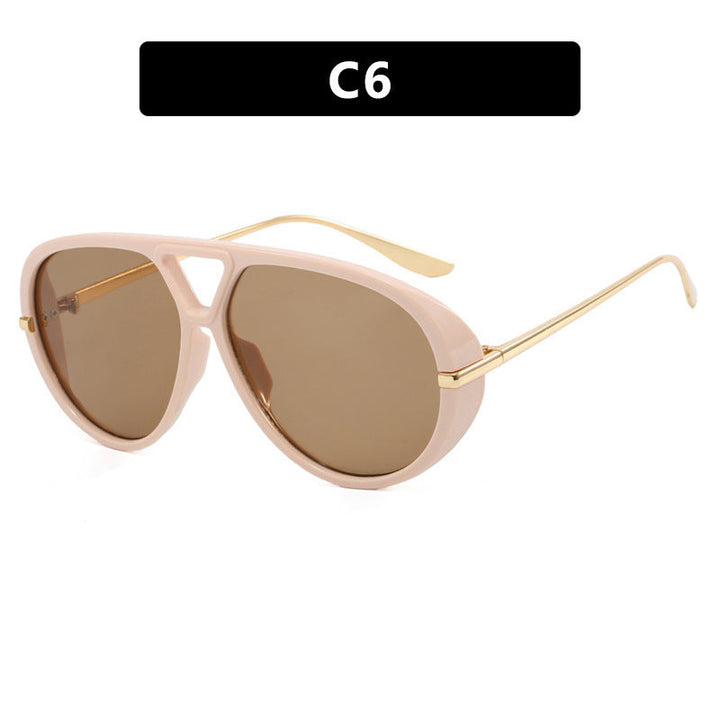 Dame oversized solbriller i stilfull retro-design Luvikno