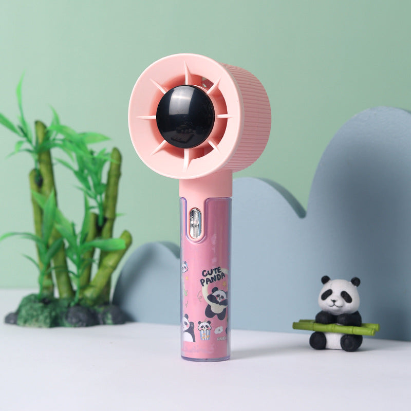 Unisex Bærbar Mini Vifte i søtt Panda-design Luvikno