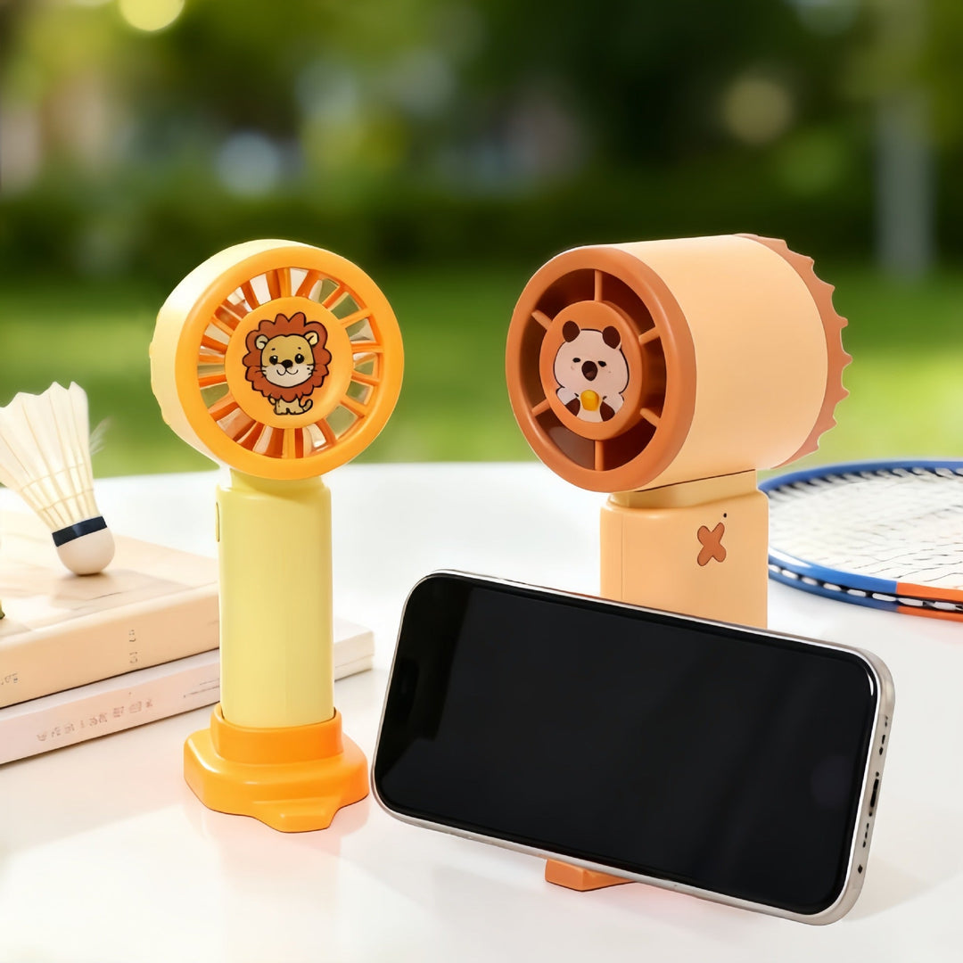 Dame portable mini håndvifte i søtt kanindesign Luvikno