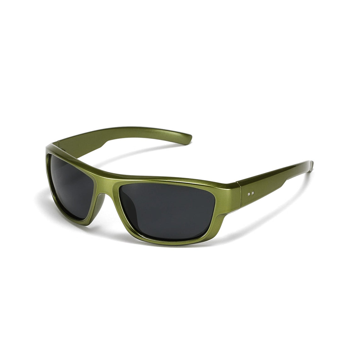 Dame sporty solbriller med bred UV-beskyttelse og lett ramme Luvikno