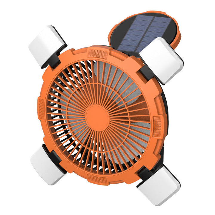 Bærbar solenergidrevet kjøleventilator Luvikno