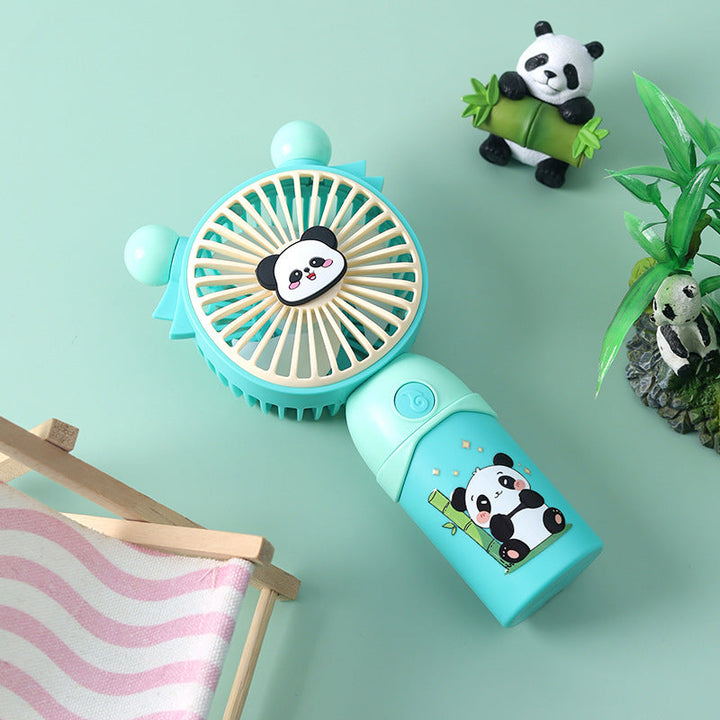 Bærbar panda-tema mini vifte Luvikno