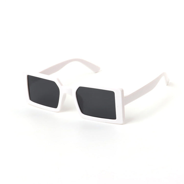 Dame moteriktig transparent hjørne solbrille Luvikno
