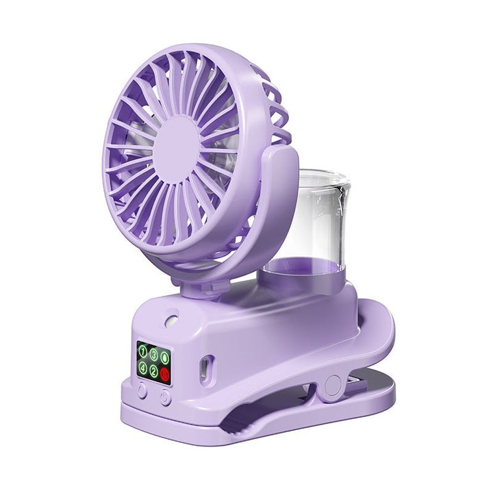 Unisex Bærbar Tåkes ventilator Luvikno