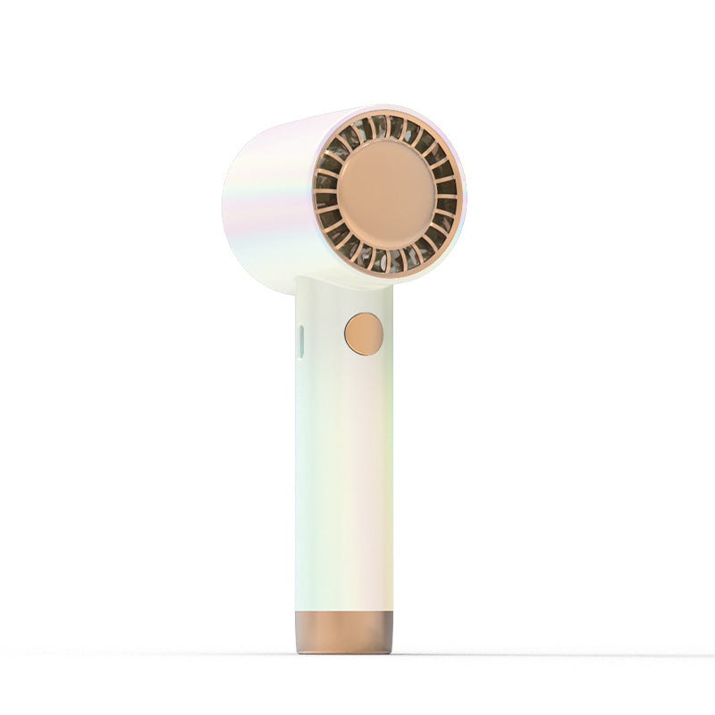 Unisex Bærbar Mini-USB-vifte med ergonomisk håndtak og kraftig kjøling Luvikno