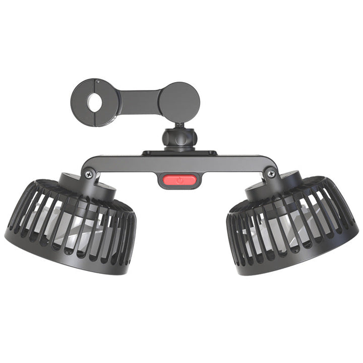 Dual-Head Bærbar Luft Sirkulator Vifte Luvikno