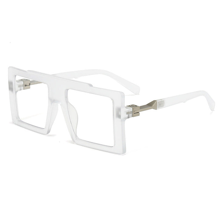 Dame moteriktig solbrille med rektangulær ramme Luvikno